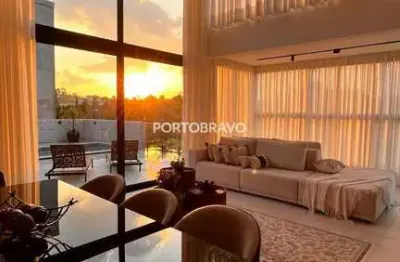 Casa à venda granja viana mobiliada ac 405m² at 659m² piscina fireplace