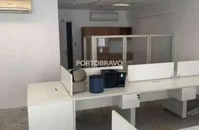 Sala comercial alphaville locação mobiliada 55 m² 2 banheiros 1 vaga