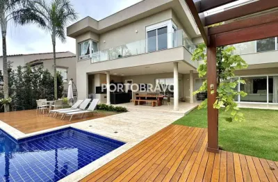 Casa à venda em Alphaville mobiliada A/C 815m² 4 Suites Ar cond Piscina