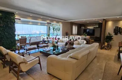 Apartamento em Alphaville mobiliado, alto padrão, vista livre