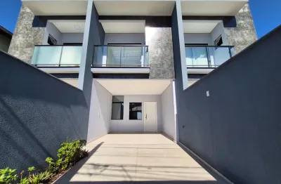 Sobrado Novo com 2 Suítes, Churrasqueira e 2 Vagas no Costa e Silva – R$ 610.000