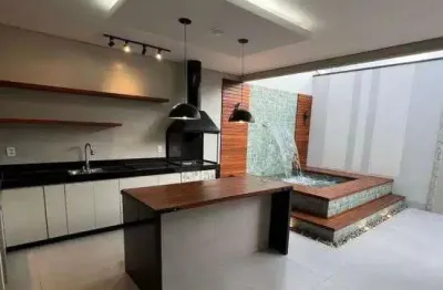 Casa térrea alto padrão com área gourmet e spa – 4 quartos, 2 suítes – 290 m²