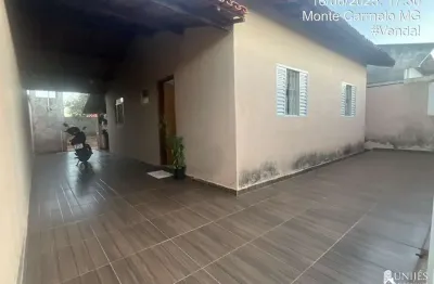 Imperdível casa à venda em monte carmelo-mg, bairro planalto: 2 quartos, 2 salas, 1 banheiro, 2 vagas de garagem!