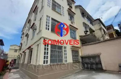 Apartamento à venda na rua senador jaguaribe, rocha, rio de janeiro, 60 m2 por r$ 199.999