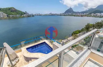 Cobertura com 4 quartos à venda na avenida borges de medeiros, lagoa, rio de janeiro, 495 m2 por r$ 8.990.000