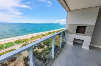 Sunset tower - apartamento frente mar com 3 suítes à venda, 126 m² por r$ 2.450.000 - itacolomi - balneário piçarras/sc