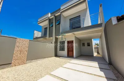 Sobrado pronto para morar com 2 suítes, 108 m², à venda por r$ 549.000- itajuba - barra velha/sc