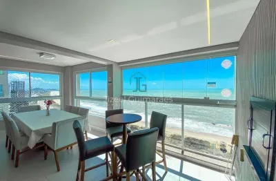 Apartamento  mobiliado e frente mar com 4 dormitórios sendo 1 suíte à venda, 125 m² por r$ 3.000.000,00 - itacolomi - balneário piçarras/sc
