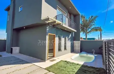 Sobrado semi mobiliado com 3 dormitórios sendo 1 suíte à venda, 102 m² por r$ 699.000 - itajuba - barra velha/sc