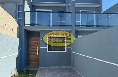 Casa com 3 quartos à venda na rua antônio josé bonato, ganchinho, curitiba, 60 m2 por r$ 320.000
