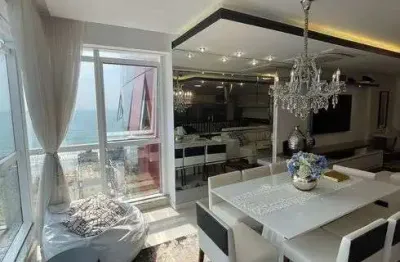 Vende-se apartamento 206 m² mobiliado 4 suítes, sendo 1 suíte master em meia praia - itapema - sc