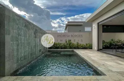 Casa 313m²/ 3 suítes á venda em condomínio - núcleo agrícola alpha