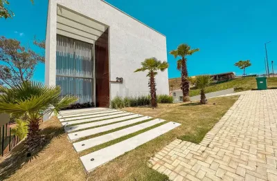 Belíssima casa mobiliada com piscina em condomínio fechado para locação por r$ 22.000,00