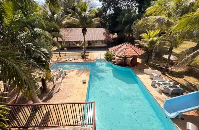 Chácara 10.000 m² com piscina, tobogã e mata privativa – nova veneza (go)