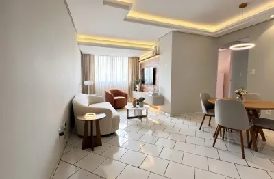 Apartamento 74 m², 3 quartos, suíte e vista livre – próximo à av. t-63