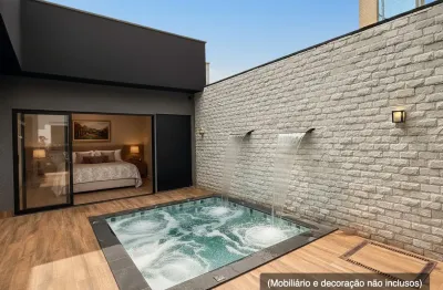 Casa moderna 3 suítes, piscina e led – pronta para morar -  3 marias goiânia - go