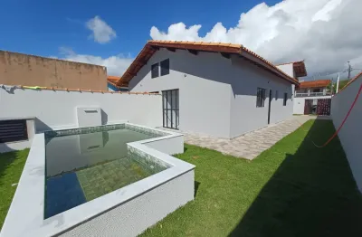 Lançamento! casa com suíte e piscina no lado praia – jamaica, itanhaém