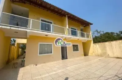 Casa sobreposta no balneário gaivota – itanhaém | lado praia, aceita financiamento