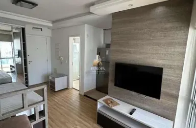 Apartamento 36m2 em moema - mobiliado com 1 quarto e vaga de garagem