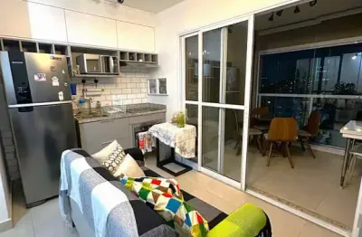 Apartamento 35m2 mobiliado - 1 suíte com vaga de garagem - campo belo