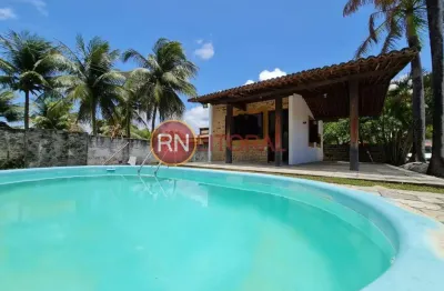 Casa frente mar para venda em extremoz, graçandu, 4 dormitórios, 2 banheiros, 15 vagas