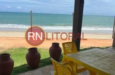 Casa frente mar para venda em extremoz, graçandu, 3 dormitórios, 1 suíte, 2 banheiros, 4 vagas