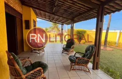 Casa de Praia para Venda em Rio do Fogo, Zumbi, 4 dormitórios, 3 suítes, 2 banheiros, 10 vagas