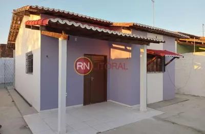 Casa para venda em ceará-mirim, planalto, 2 dormitórios, 1 suíte, 1 banheiro, 2 vagas