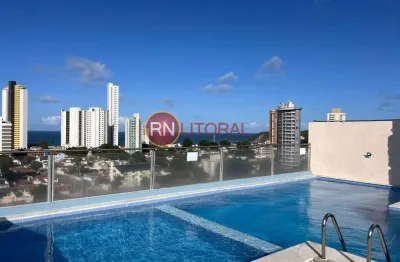 Apartamento de praia para venda em natal, ponta negra, 2 dormitórios, 1 banheiro