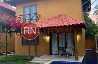 Sobrado para venda em touros, touros, 3 dormitórios, 2 suítes, 1 banheiro, 2 vagas