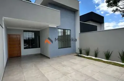 Casa a venda no jardim itaparica. aceita mcmv. pé direito alto.
com 03 vagas de garagens e espaço gourmet. aceita financiamento.