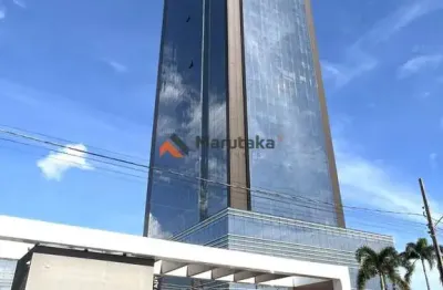 Sala comercial voltada para a área médica no Unique Medical Center. Andar alto com linda vista!