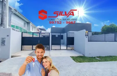 Casa  c/ 65m² - 03 quartos sendo  01 suíte -  churrasqueira - bairro  uberaba - pr