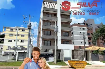 Apto no centro c/89m² - 1 garagem -  03 qtos sendo 01 suíte c/ sacada, sala de estar c/churrasqueira - pinhais - pr