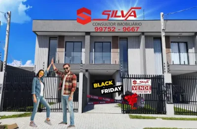 Sobrado duplex  c/103m² - 03 quartos  sendo 01 suíte - quintal c/ churraqueira -  cajuru - curitiba - pr