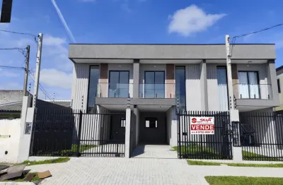 Sobrado duplex  c/103m² - 03 quartos  sendo 01 suíte - quintal c/ churraqueira -  cajuru - curitiba - pr