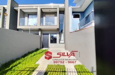 Sobrado c/ 75m² - 02 Quartos – c/ QUINTAL c/ Churrasqueira - Pinheirinho - PR