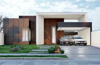 Terras da alvorada - terras da alvorada / terreno mais construção de casa 215m² 3 quartos térrea