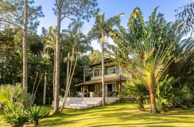 Casa com 4 dormitórios à venda, 350 m² por r$ 9.045.000,00 - barra da lagoa - florianópolis/sc