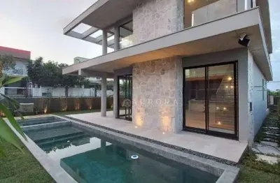 Casa com 4 dormitórios à venda, 333 m² por r$ 3.870.000,00 - campeche - florianópolis/sc