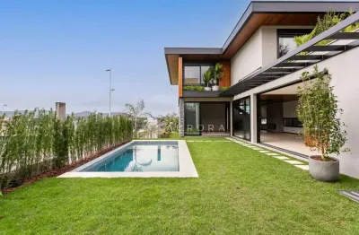Casa espetacular com 4 dormitórios à venda, 607 m² por r$ 7.200.000 - lagoa da conceição - florianópolis/sc