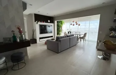 Apartamento home 90 metros 2 vagas separadas mobiliado c/ ar condiciona