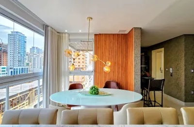 Apartamento mobiliado com 3 quartos e 2 vagas em meia praia  - itapema sc