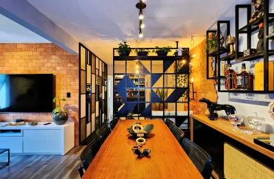 Apartamento mobiliado com 3 quartos no residencial reino unido, centro de itajaí sc.