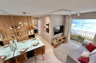 Apartamento com 50m2, 2 quartos, 1 suíte, wc social, e 1 vaga no passaré