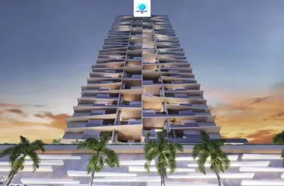 Azure compact life – unidade exclusiva com piscina na sacada | setor marista – goiânia-go