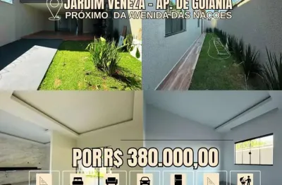 Casa à venda no bairro jardim veneza - aparecida de goiânia/go