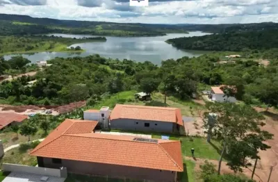 Casa sobrado com piscina e vista para o lago – condomínio no lago corumbá iv | alexânia-go