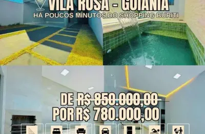 Casa com 3 quartos à venda na Avenida Francisco de Melo, 1, Vila Rosa, Goiânia