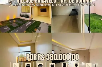 Casa à venda no bairro residencial village garavelo - aparecida de goiânia/go